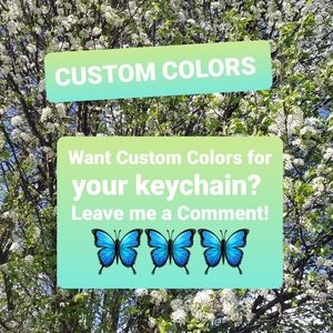 **CUSTOM COLORS! 🎨 OFFER for PITBULL/DOG keychain ONLY!** 🐶🐶**MADE TO ORDER**